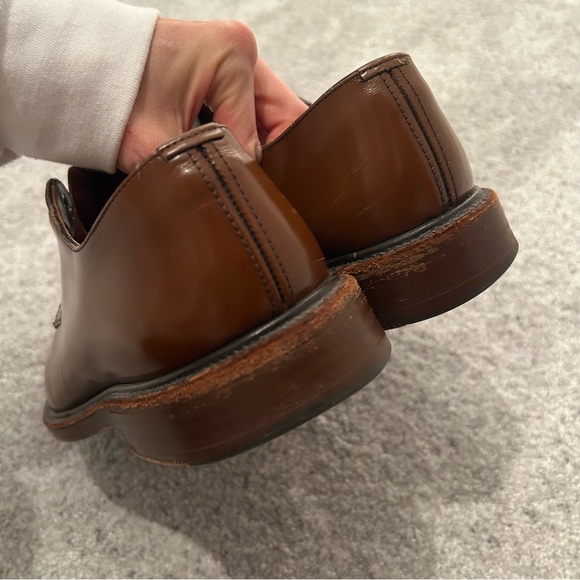 CHURCH’s “Shannon 2 Wr” Calfskin Derby Lace-Ups in Sandalwood Oxford Shoes 7.5 F - Picture 15 of 16